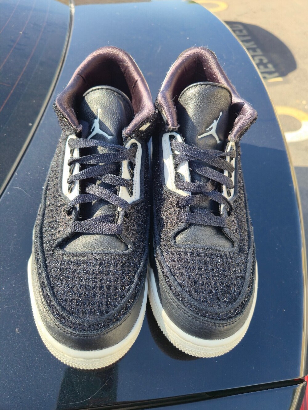 Nike Air Jordan 3 Retro 2018 AWOK Vogue Black Womens Shoes Sneakers Size 8.5